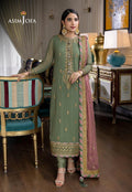 Asim Jofa Luxury Chiffon Embroidered Suit – Unstitched Collection