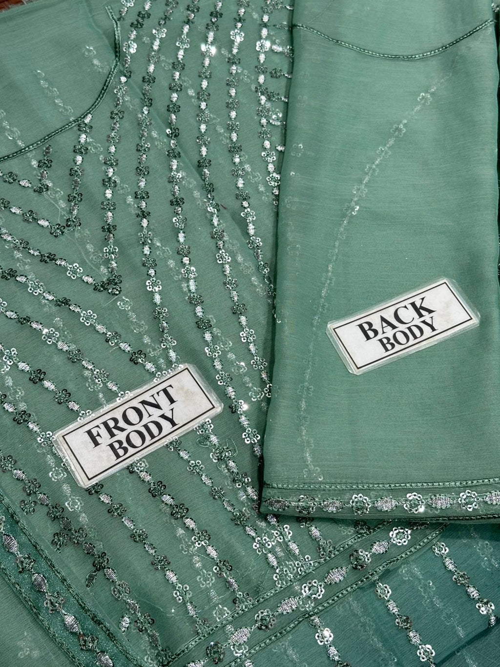 Fahad Hussayn Chiffon Suit