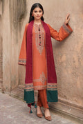 Dhanak 3 Piece Embroidered Suit (Article 31)