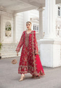 Maria.B 3-Piece Unstitched Suit (RED)