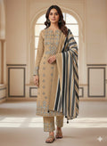 Khaddar Embroidered 3-Piece Unstitched Suit (Article 1)