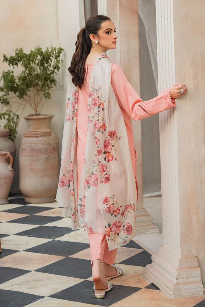 Dhanak 3-Piece Embroidered Suit
