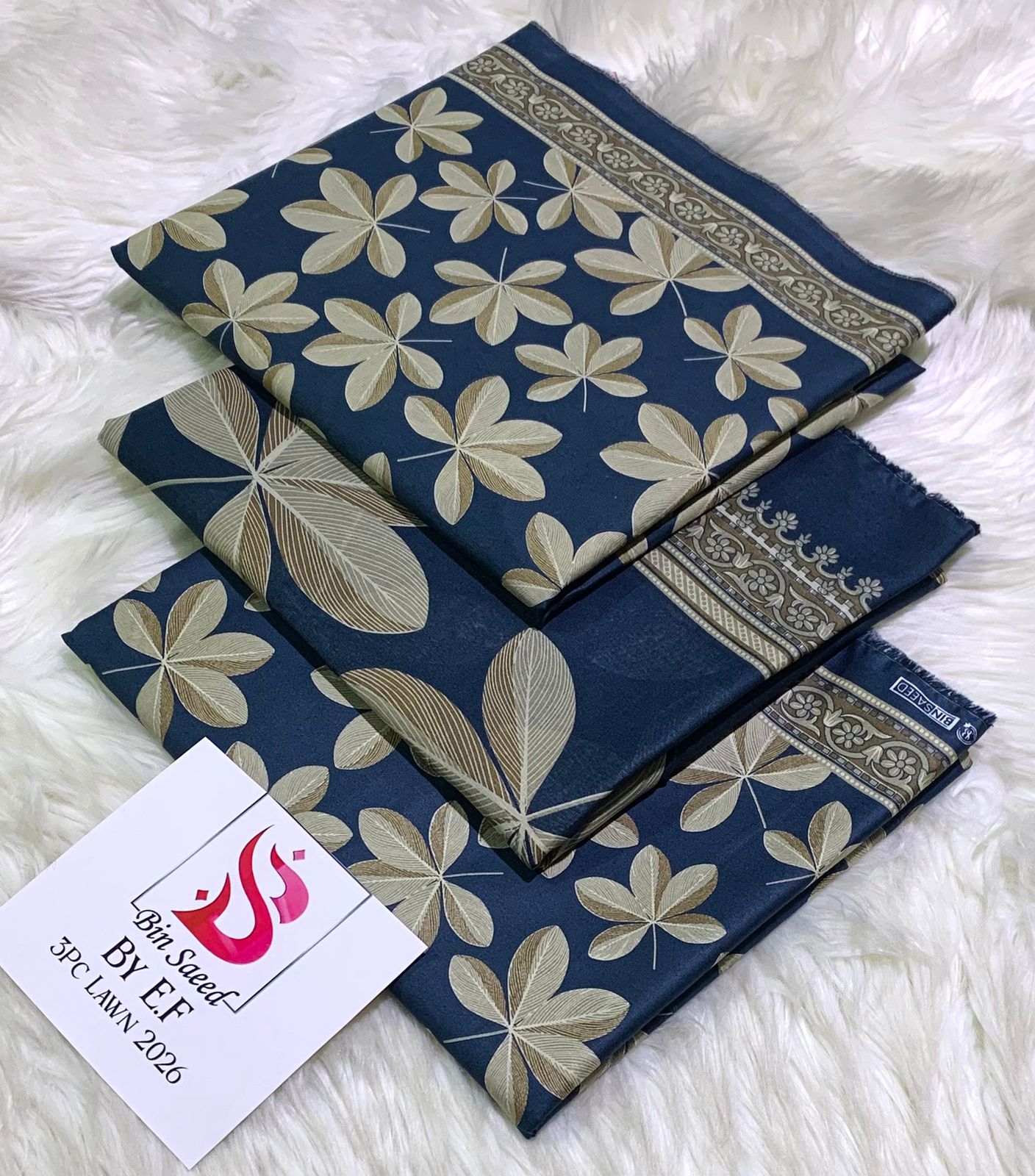 *Bin Saeed 💯 Original *Printed 3pc Collection*