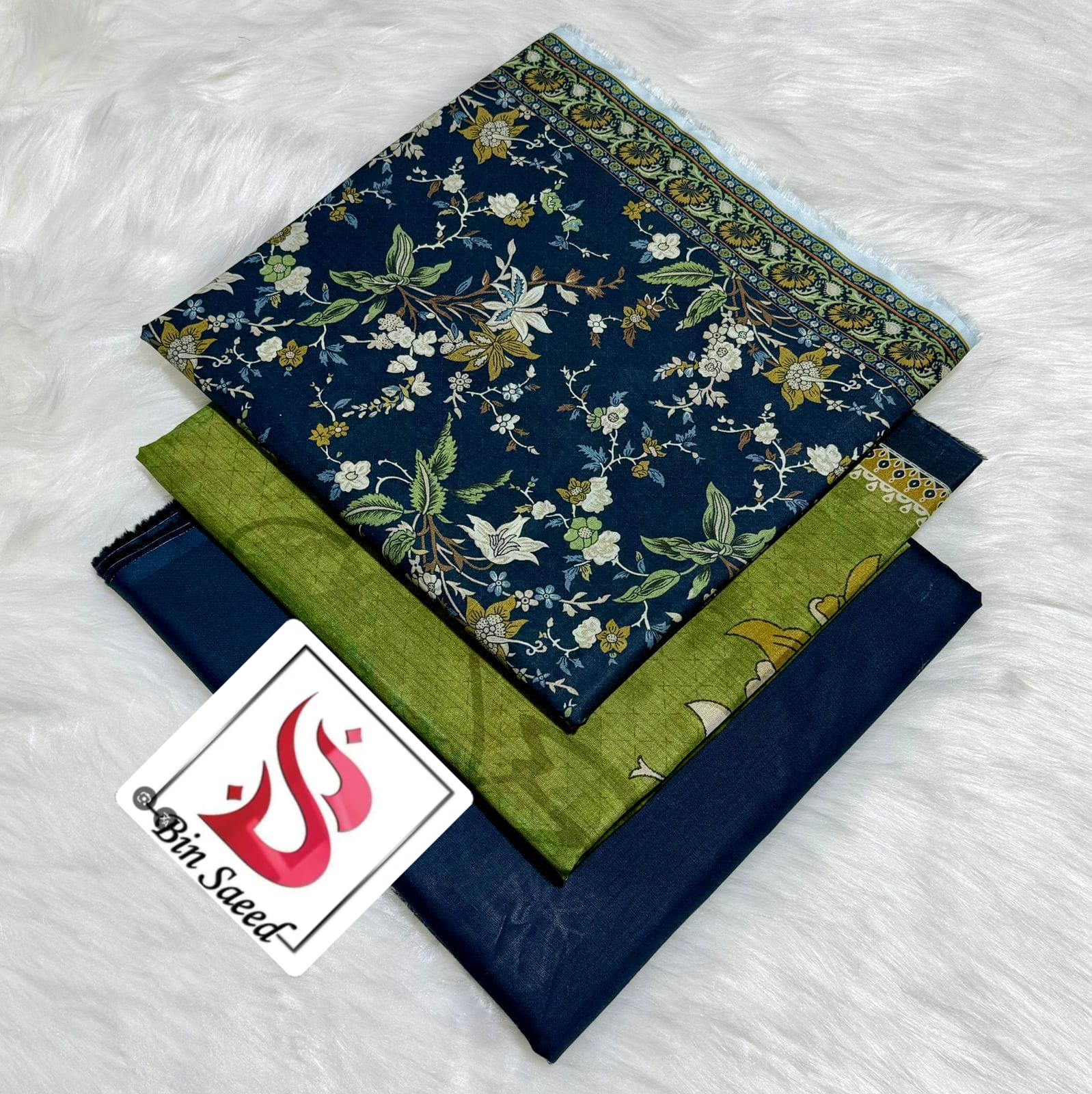 *Bin Saeed 💯 Original *Printed 3pc Collection*