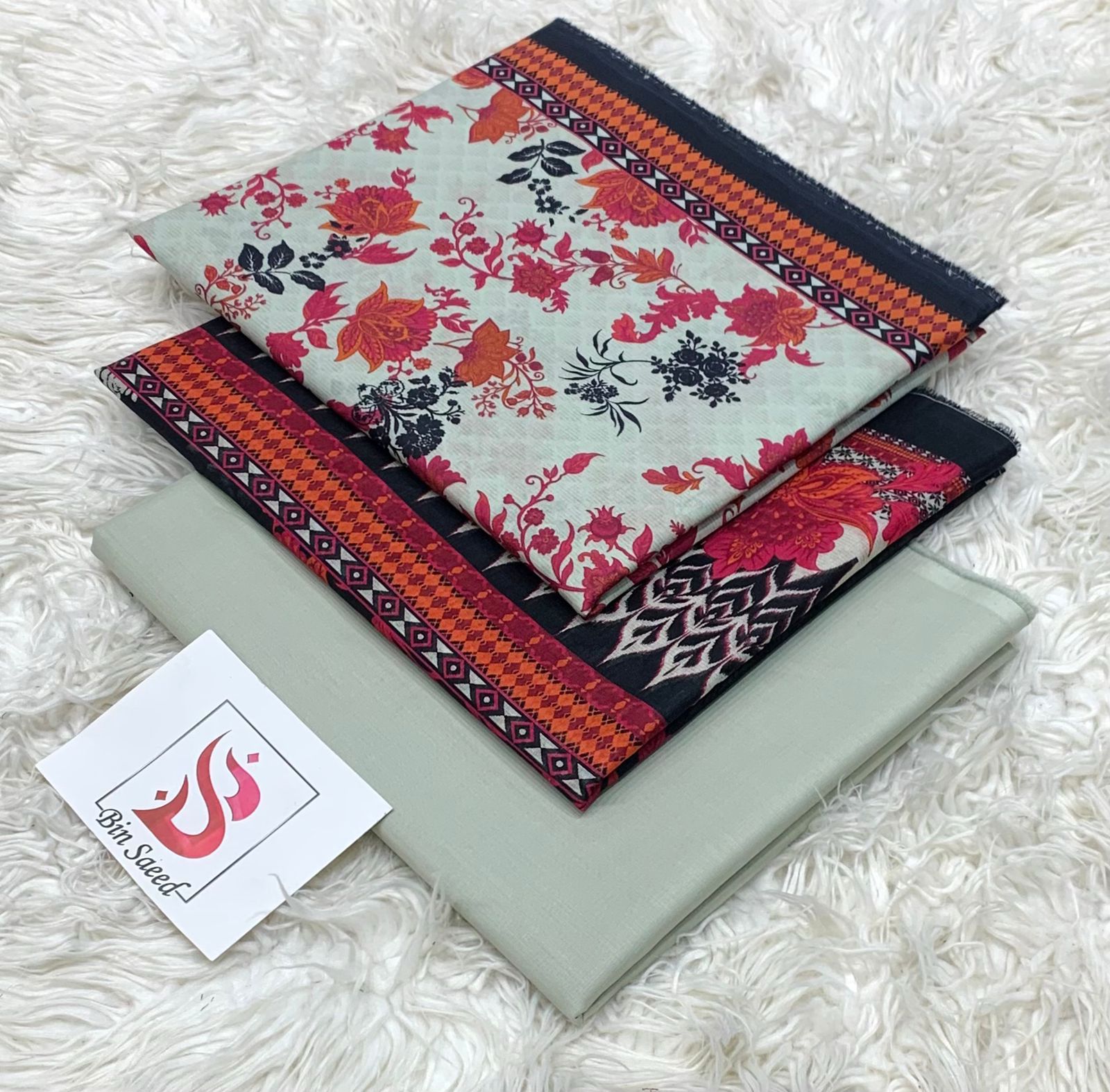 *Bin Saeed 💯 Original *Printed 3pc Collection*