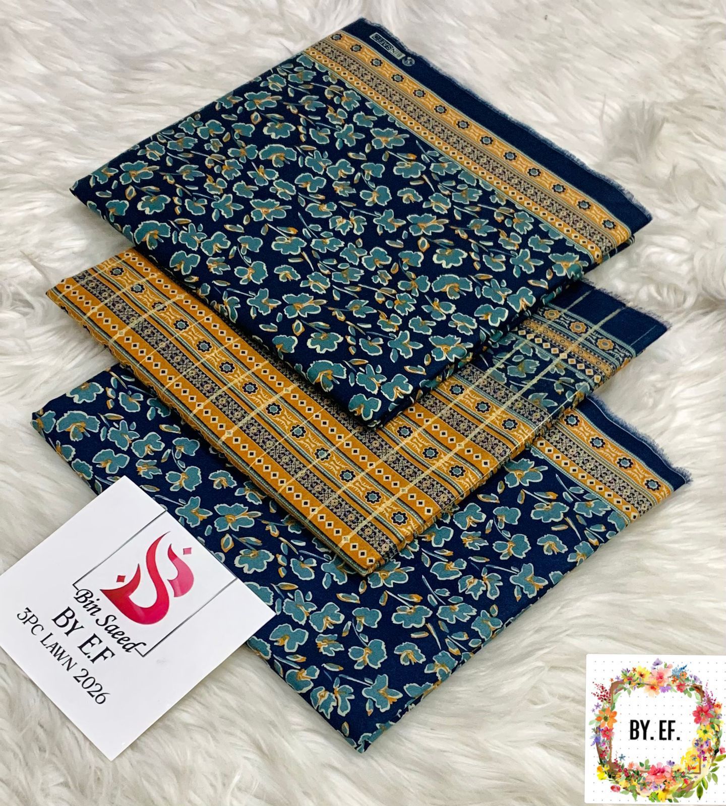 *Bin Saeed 💯 Original *Printed 3pc Collection*